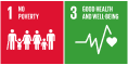 1. No Poverty, 3. Good Health and Well-Being