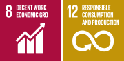 8. DECENT WORK AND ECONOMIC GROWTH, 12. RESPONSIBLE CONSUMPTION AND PRODUCTION